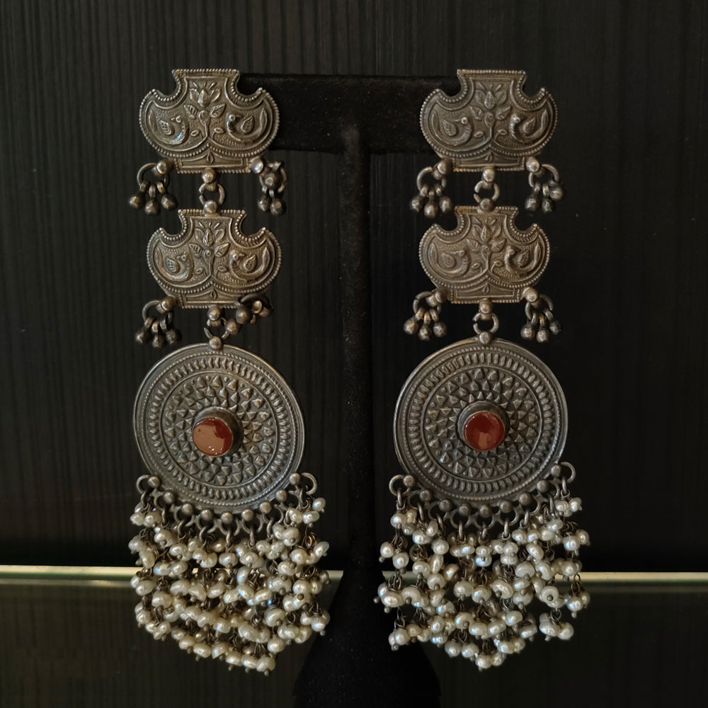 Darpa – handcrafted 92.5 sterling silver earrings by My Motifs