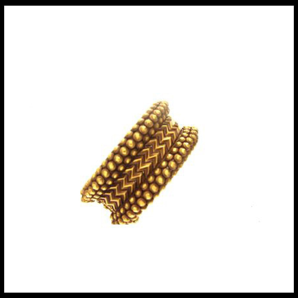 Kiran Kada – gold-plated silver kada bracelet – My Motifs
