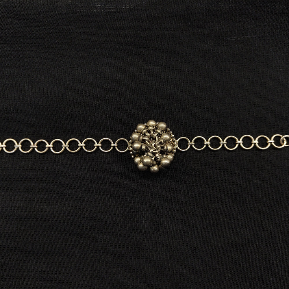 Intricate Ghungroo Rakhi – handcrafted 92.5 sterling silver rakhi by My Motifs