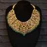 Kundan Neckpiece With Jade Stones – handcrafted 92.5 sterling silver necklace by My Motifs