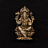 Silver Ganpati – handcrafted 92.5 sterling silver idol by My Motifs