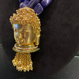 Vran – handcrafted gold-tone 92.5 sterling silver necklace by My Motifs, view 5