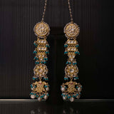 Gaula – handcrafted gold-tone 92.5 sterling silver earrings by My Motifs