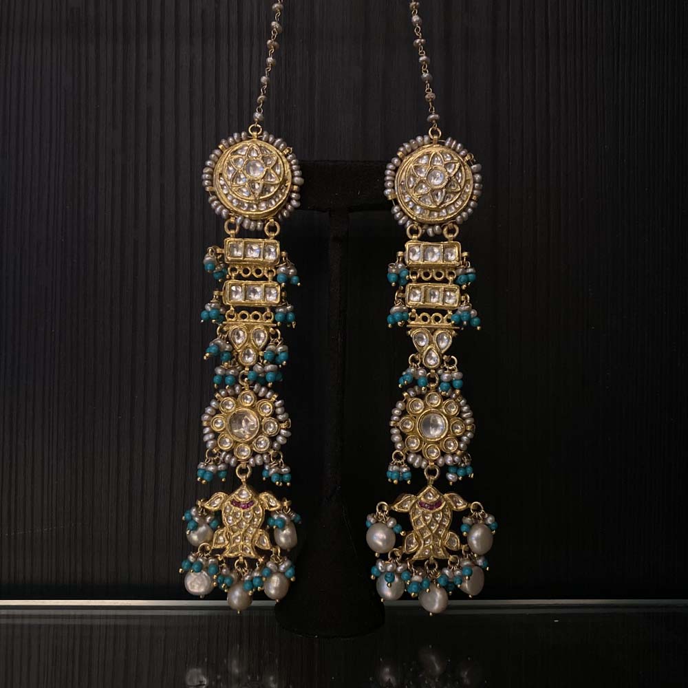Gaula – handcrafted gold-tone 92.5 sterling silver earrings by My Motifs
