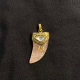 Kuhar – handcrafted gold-tone 92.5 sterling silver pendant by My Motifs