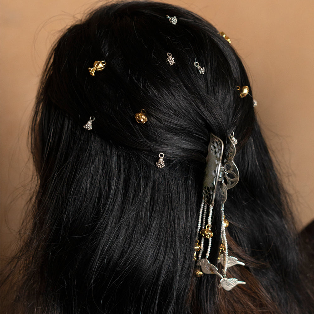 Tanish – silver hair accessory – My Motifs