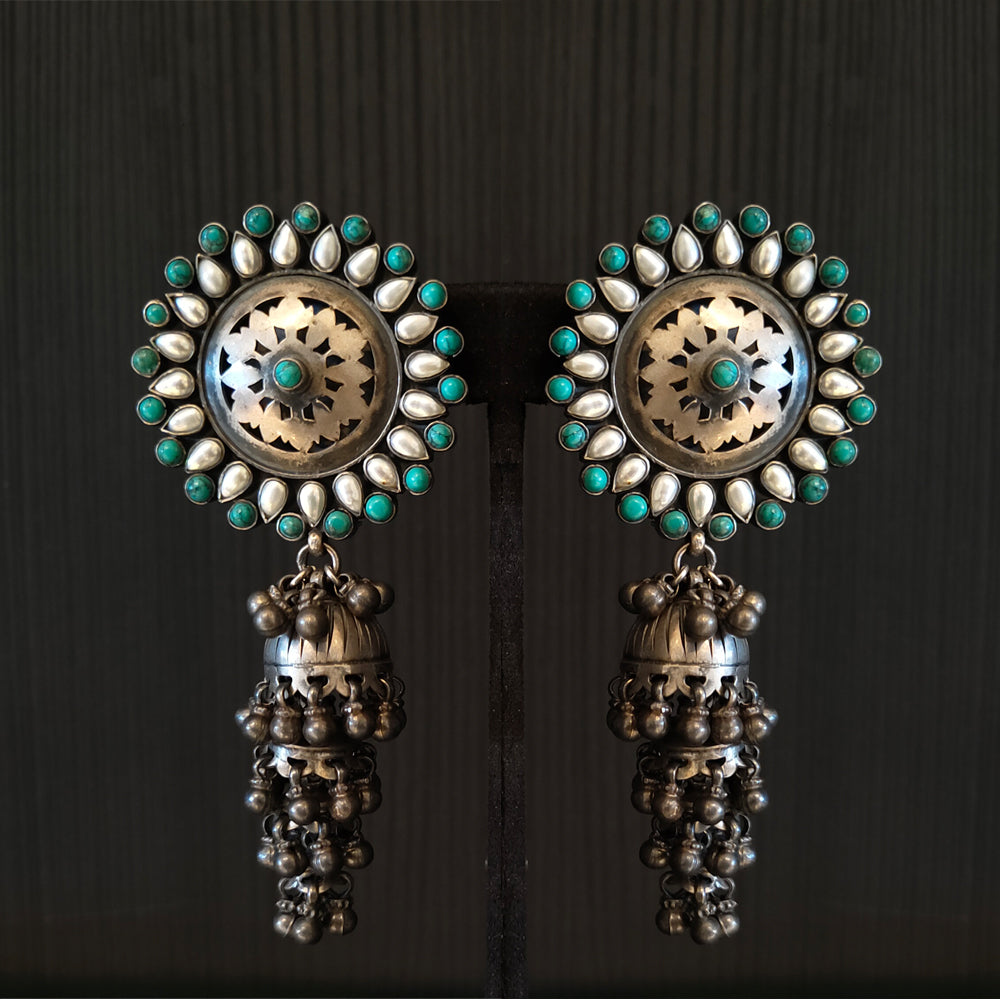 Iksra – handcrafted 92.5 sterling silver earrings by My Motifs