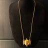 Ditya – handcrafted gold-tone 92.5 sterling silver necklace by My Motifs