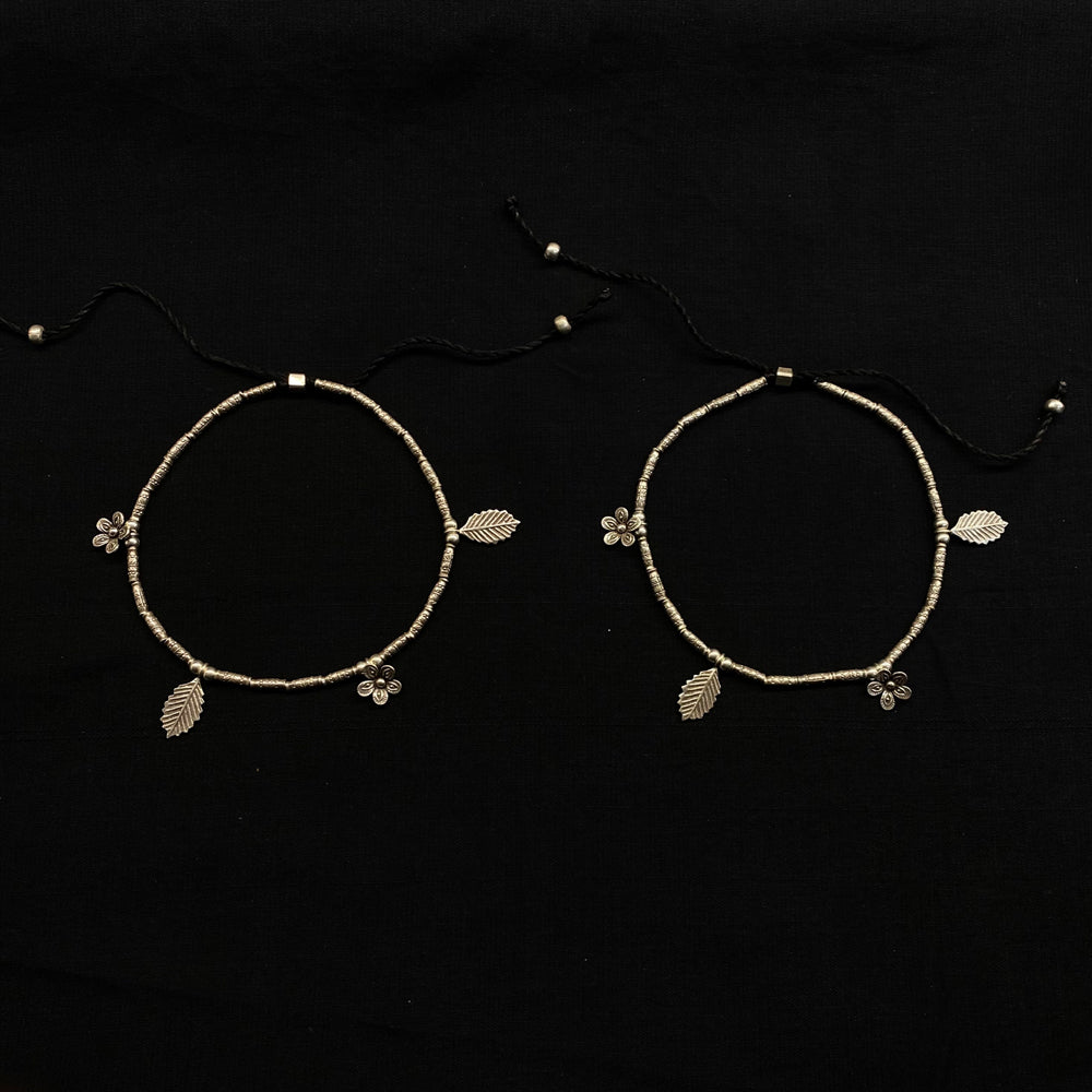 Kasara – handcrafted 92.5 sterling silver anklet by My Motifs