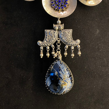 Ranvii – handcrafted 92.5 sterling silver necklace by My Motifs, view 3