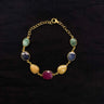 Aruka – handcrafted dual-tone 92.5 sterling silver bracelet by My Motifs