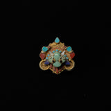 Nabh – handcrafted gold-tone 92.5 sterling silver pendant by My Motifs