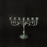 Multiple Candle Stand – handcrafted 92.5 sterling silver candle stand by My Motifs
