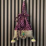 Ananta – handcrafted 92.5 sterling silver potli bag by My Motifs