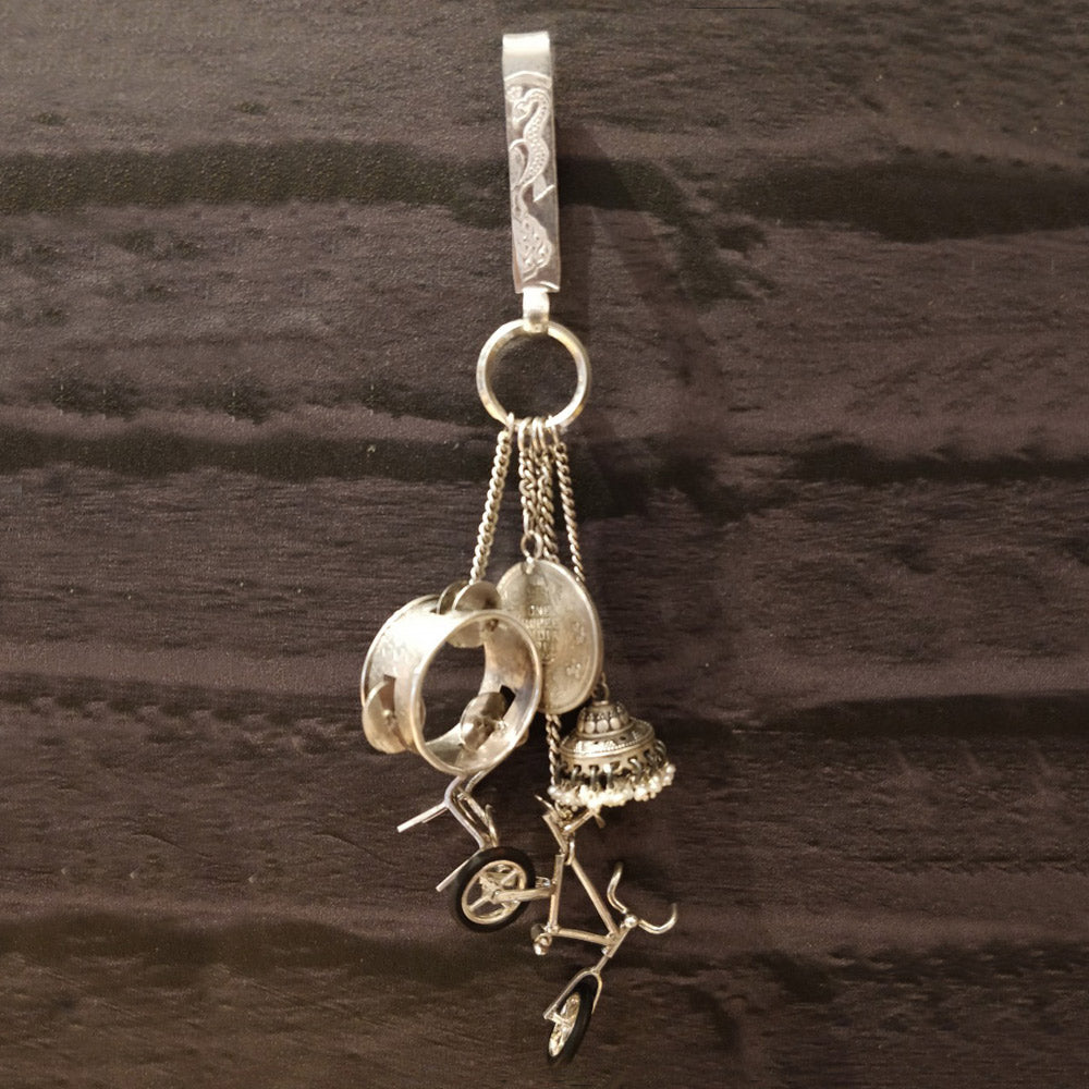 Youth Nostalgic Charms Challa Keychain – silver keychain – My Motifs