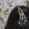 Ghungroo Dangler Tik Tak Pin – handcrafted 92.5 sterling silver hair pin by My Motifs