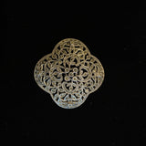 Dhana – handcrafted 92.5 sterling silver brooch by My Motifs