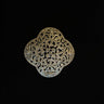 Dhana – handcrafted 92.5 sterling silver brooch by My Motifs