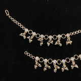 Saraya – handcrafted 92.5 sterling silver ear chain by My Motifs, view 2