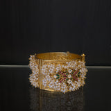 Bir – handcrafted gold-tone 92.5 sterling silver kada by My Motifs