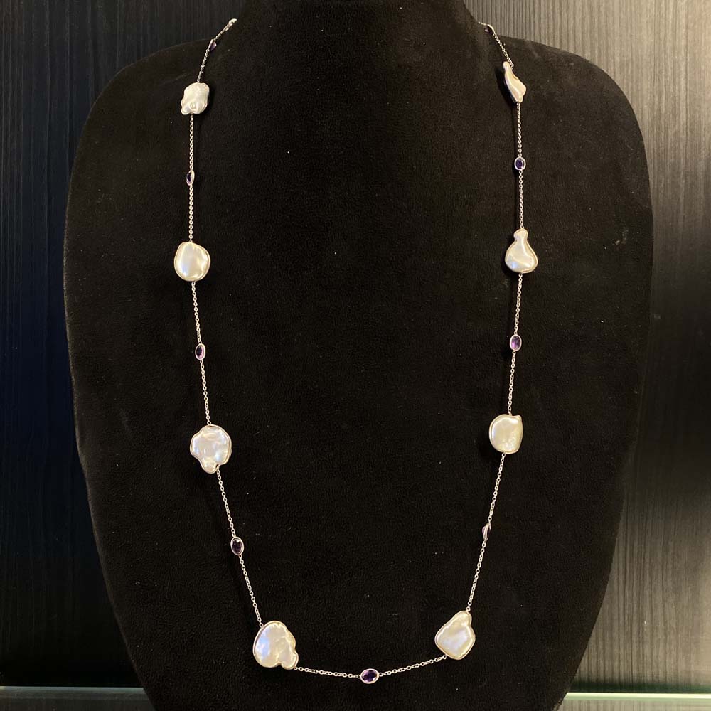 Lina – handcrafted 92.5 sterling silver necklace by My Motifs