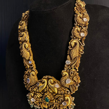 Gupila – handcrafted gold-tone 92.5 sterling silver necklace by My Motifs, view 3