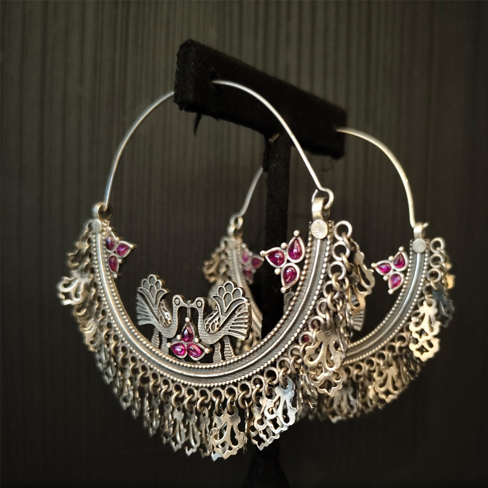 Udrka – handcrafted 92.5 sterling silver earrings by My Motifs