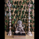 Silver Ganesh Idol – handcrafted 92.5 sterling silver idol by My Motifs