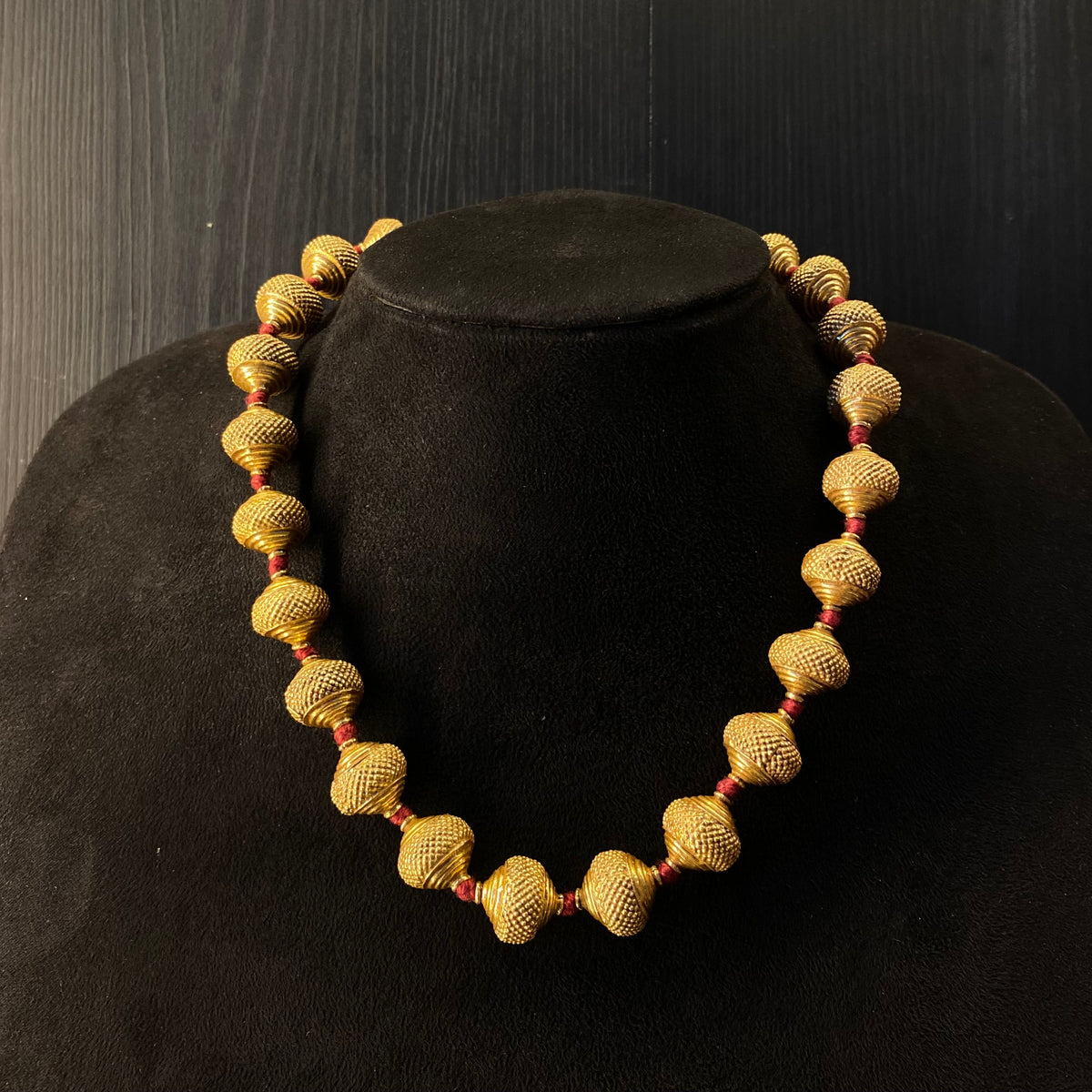 yanta – handcrafted gold-tone 92.5 sterling silver necklace by My Motifs