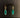 Rahsa handcrafted silver earrings with Silver earring, Natural Green Stone.
