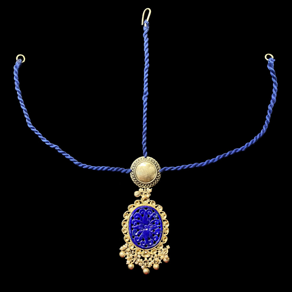 Maithili – handcrafted 92.5 sterling silver mang tikka by My Motifs