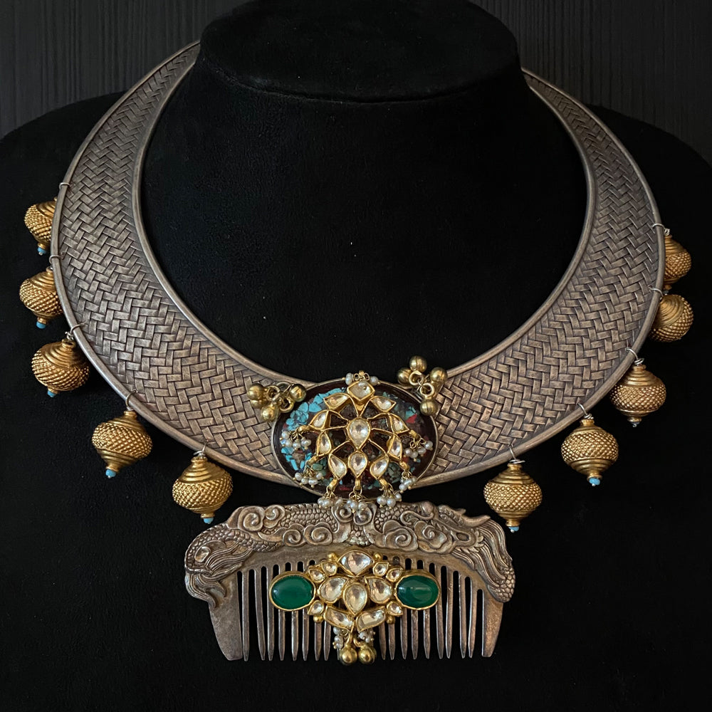 Imani – handcrafted 92.5 sterling silver necklace by My Motifs