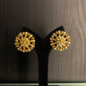 Nadvr – handcrafted gold-tone 92.5 sterling silver earrings by My Motifs
