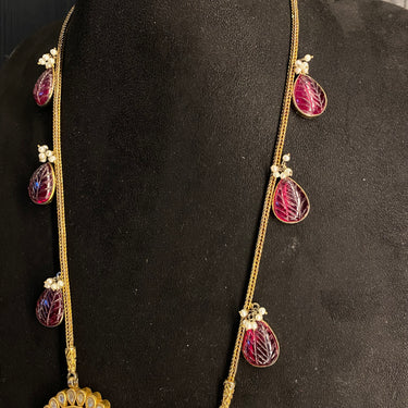Iket – handcrafted dual-tone 92.5 sterling silver necklace by My Motifs, view 2