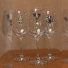 Silver Elephant Motif Glass – wine glass with handcrafted silver elephant motif by My Motifs