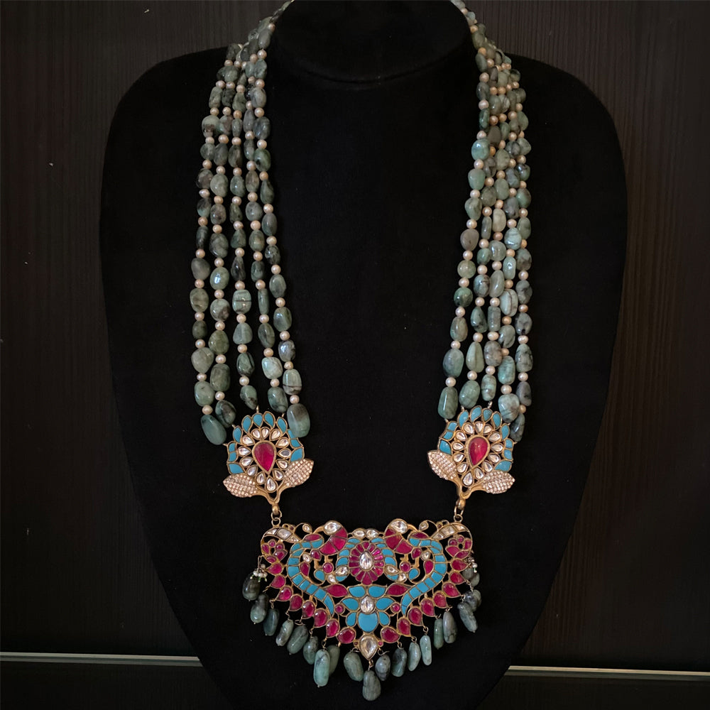 Shreni – handcrafted 92.5 sterling silver necklace by My Motifs