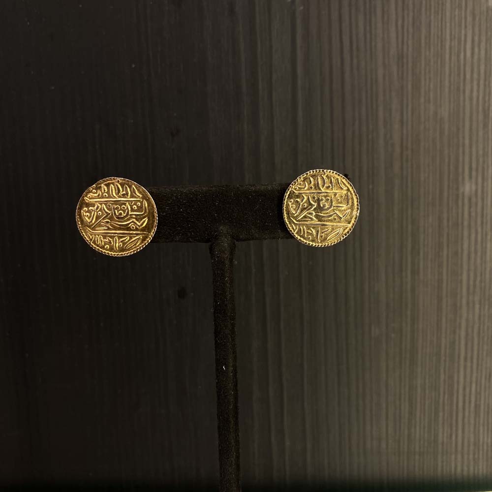Nisita – handcrafted gold-tone 92.5 sterling silver earrings by My Motifs