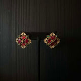 Laghavi – handcrafted gold-tone 92.5 sterling silver earrings by My Motifs