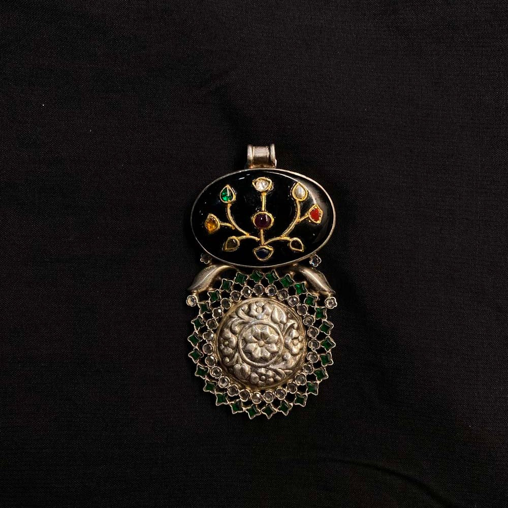 Krtha – handcrafted 92.5 sterling silver pendant by My Motifs