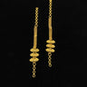 Vita – handcrafted dual-tone 92.5 sterling silver ear chain by My Motifs