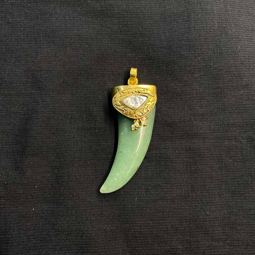 Arotik – handcrafted gold-tone 92.5 sterling silver pendant by My Motifs