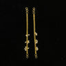 Arsika – handcrafted dual-tone 92.5 sterling silver ear chain by My Motifs