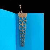 Intricate Design Bookmark – handcrafted 92.5 sterling silver bookmark by My Motifs