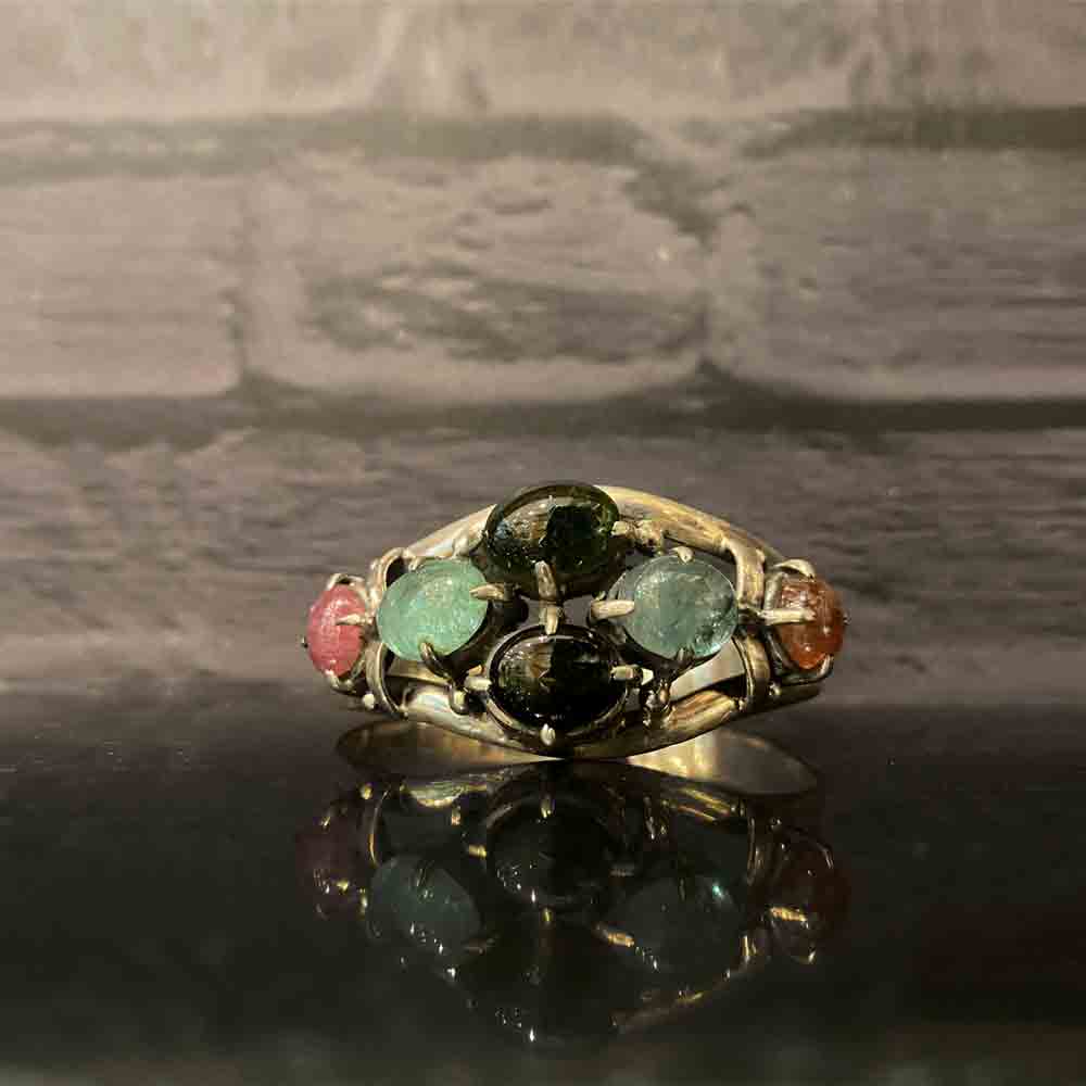 Natural Gemstones Bracelet – silver bracelet – My Motifs