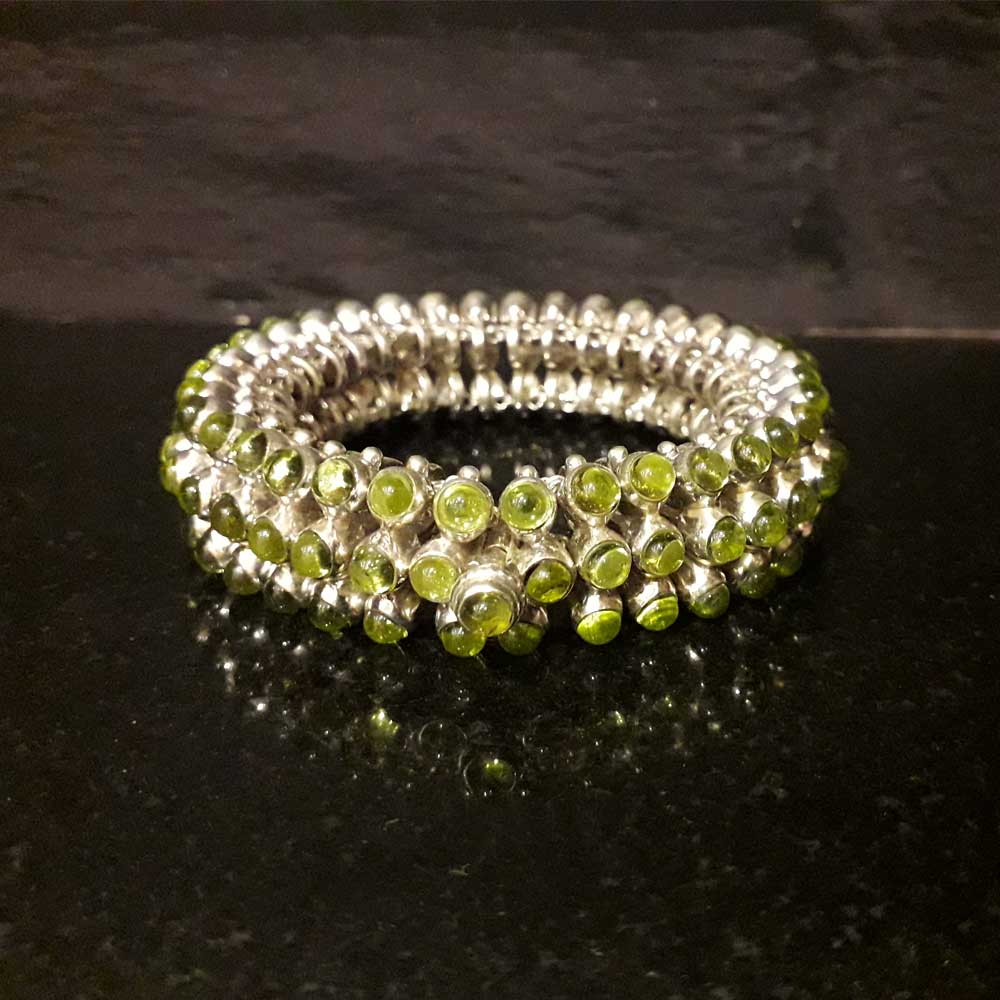 Pronged Bracelet – handcrafted 92.5 sterling silver bracelet by My Motifs