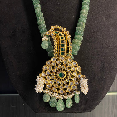 Unrav – handcrafted gold-tone 92.5 sterling silver necklace by My Motifs, view 2