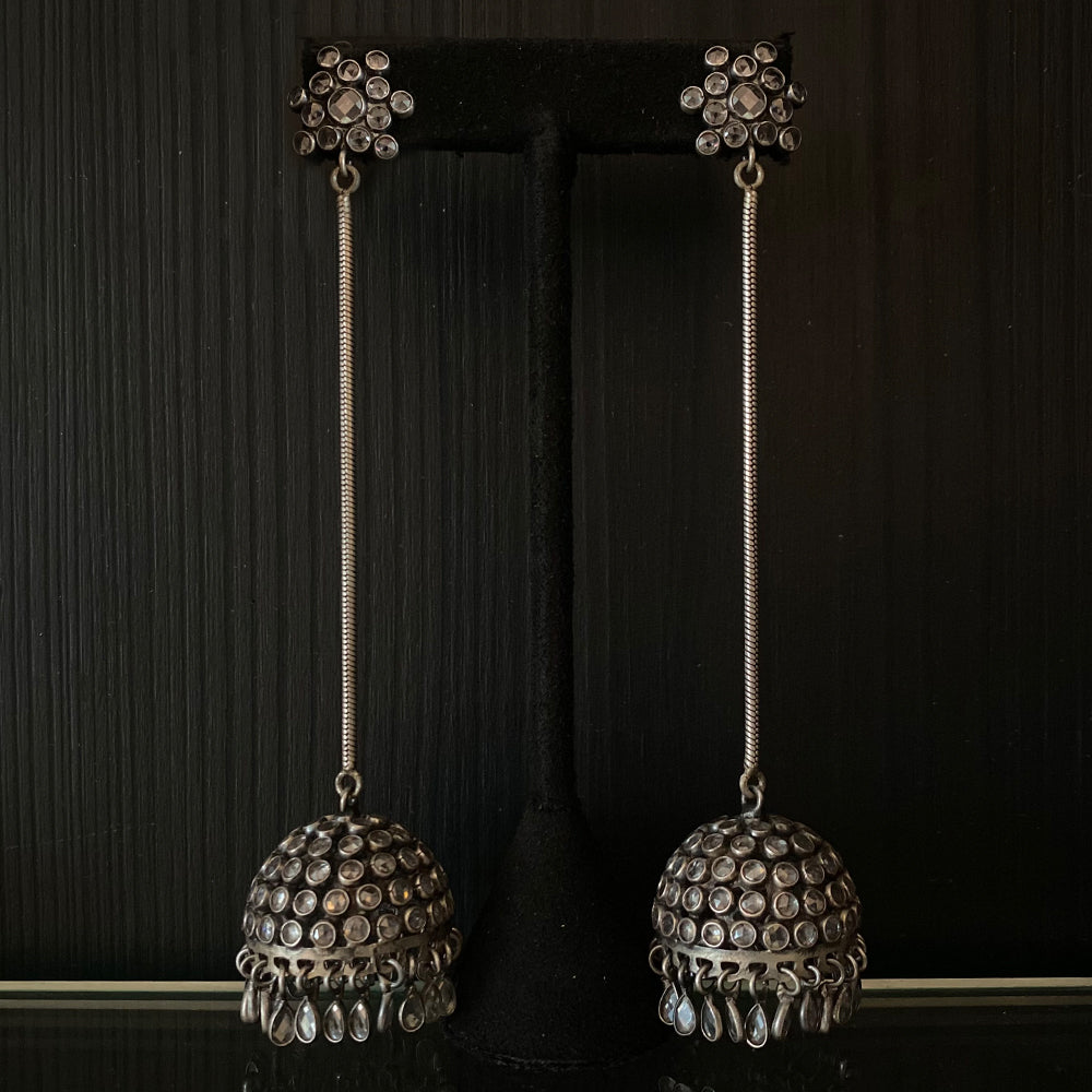 Praahi – handcrafted 92.5 sterling silver earrings by My Motifs