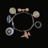 Dual Tone Boho Bracelet – handcrafted dual-tone 92.5 sterling silver bracelet by My Motifs