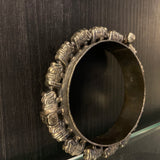 Hrita – handcrafted 92.5 sterling silver bangle by My Motifs, view 2