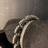 Hrita – handcrafted 92.5 sterling silver bangle by My Motifs, view 4